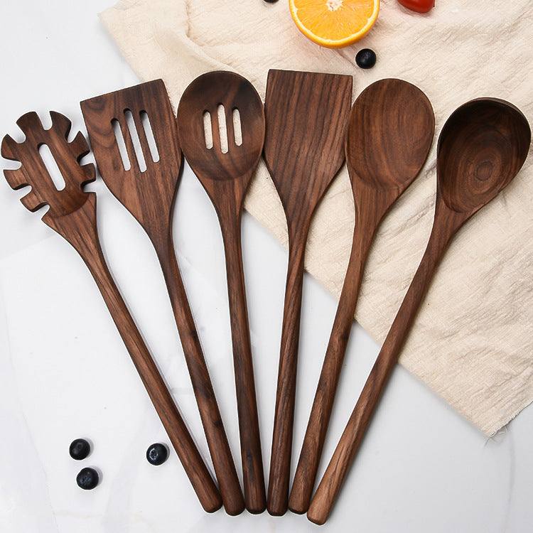 6-Piece Black Walnut