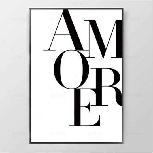 Love Amore Canvas
