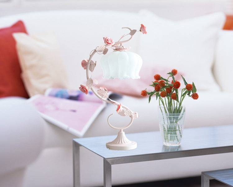 rose crystal lamp