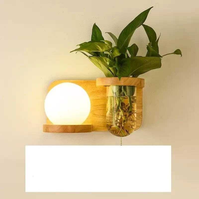 Green Plant Solid Wood