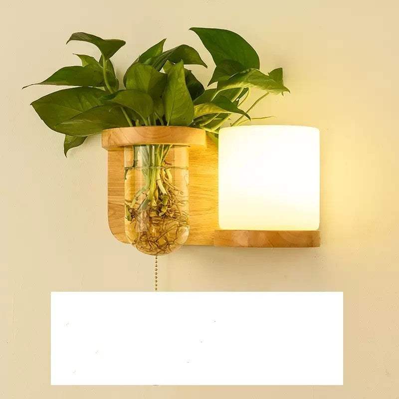 Green Plant Solid Wood