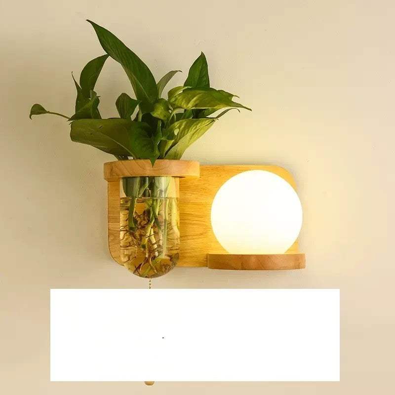 Green Plant Solid Wood