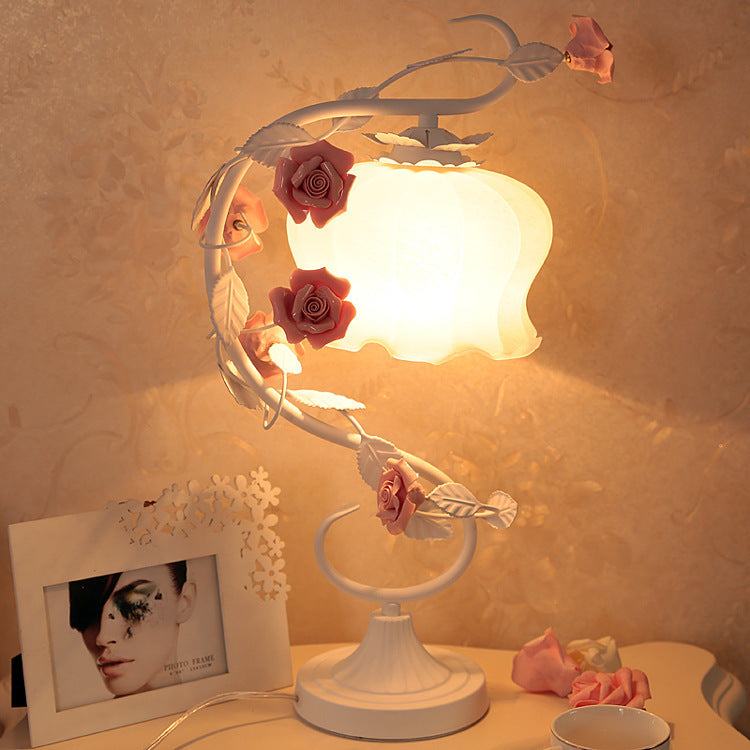 rose crystal lamp