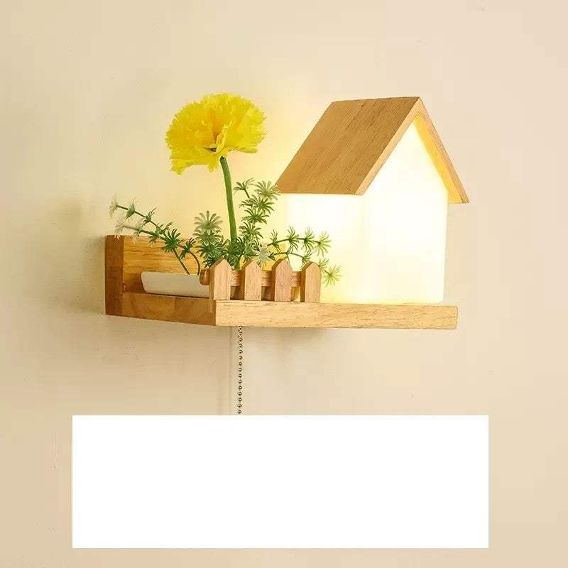 Green Plant Solid Wood