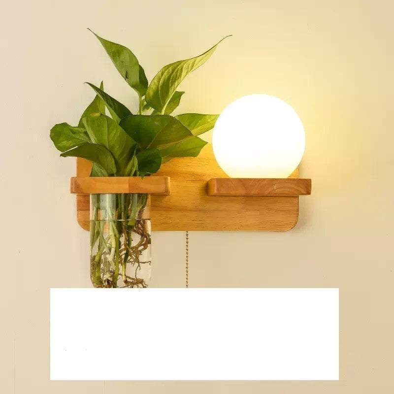 Green Plant Solid Wood