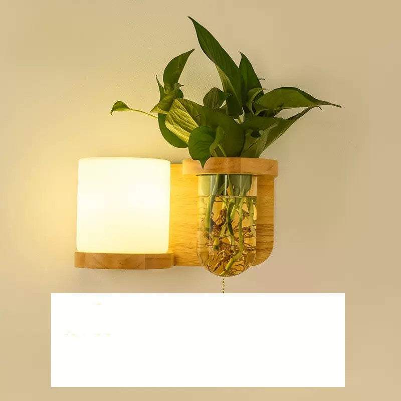 Green Plant Solid Wood