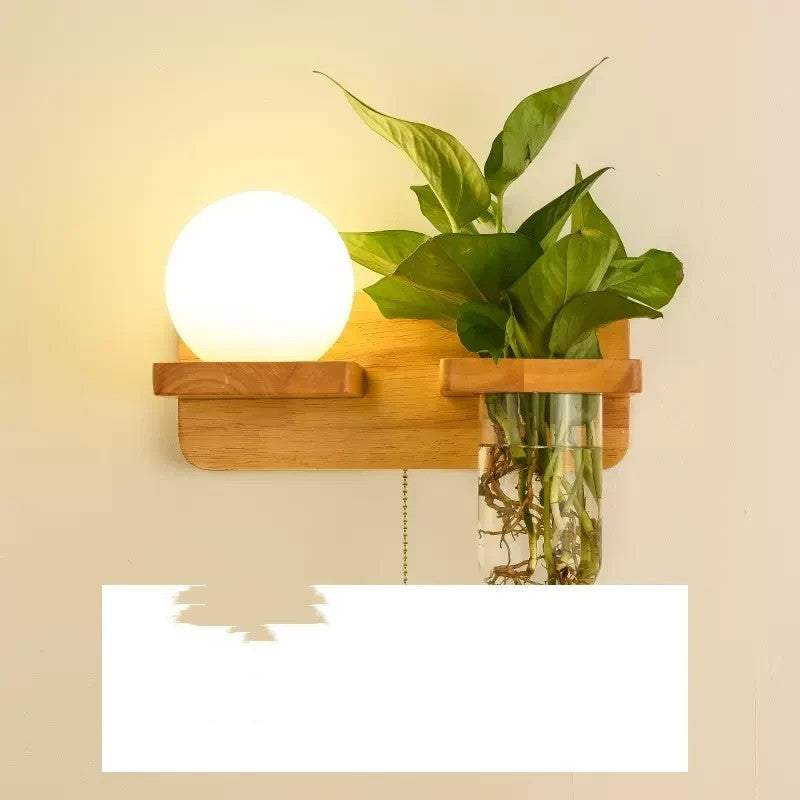 Green Plant Solid Wood