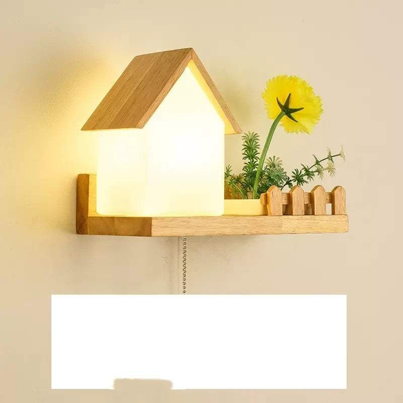 Green Plant Solid Wood