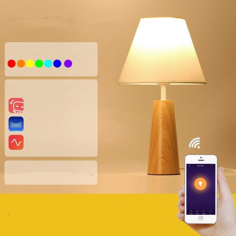 Solid Wood Lamp