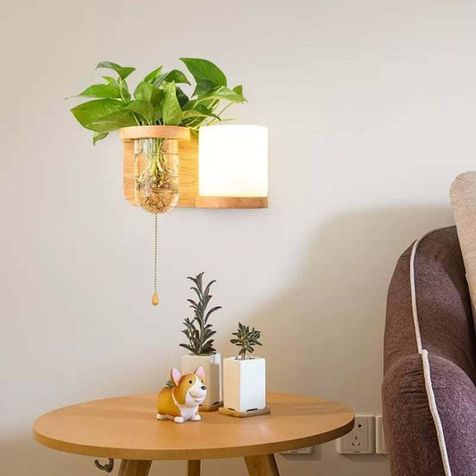 Green Plant Solid Wood
